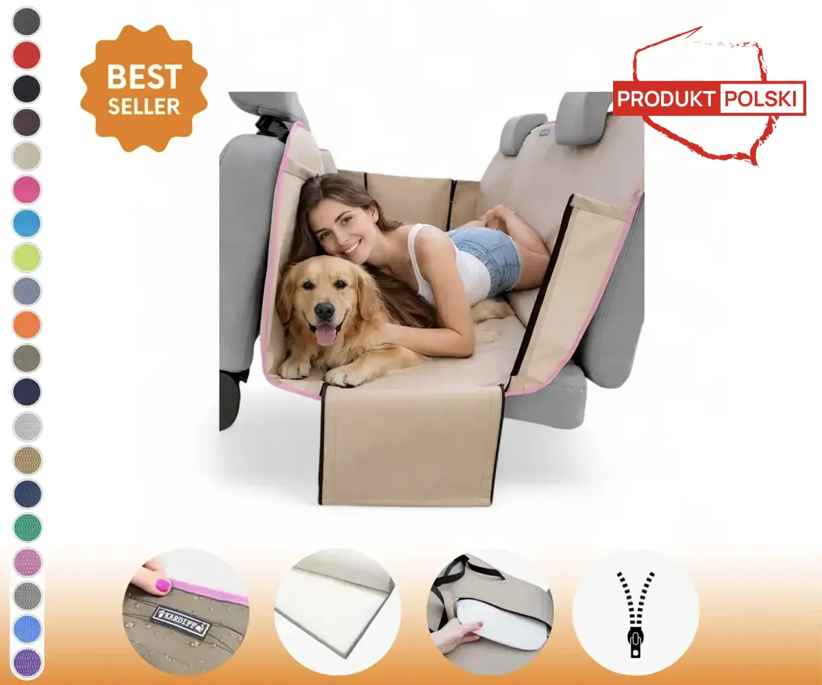 Mata samochodowa dla psa - z gąbką - Kardimata Max Komfort