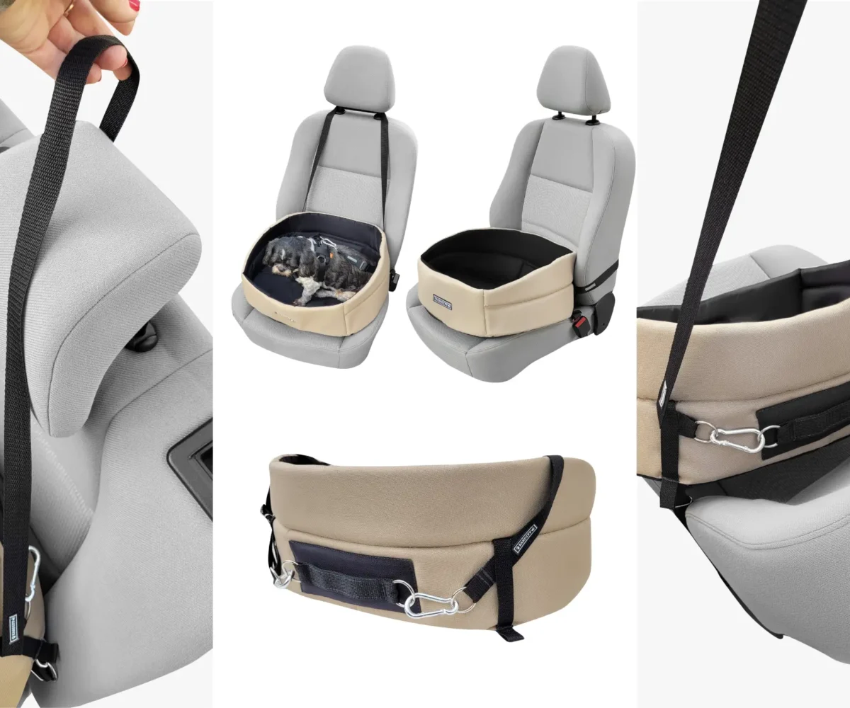 Regulowana taśma z klamrami do montażu legowiska w aucie (1,5m)